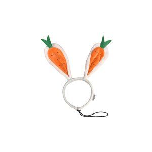 Midlee Carrot Bunny Ears Easter Dog Headband